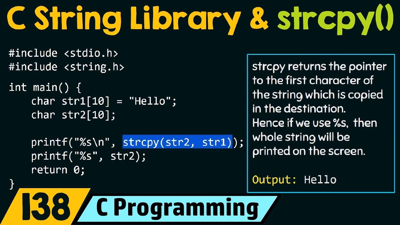 ¿Cuál es la diferencia entre Strcpy y Cout?