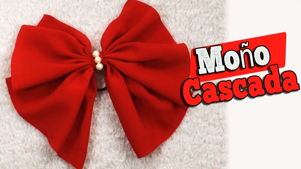 ¿Cómo hacer un moño con tela madreselva?