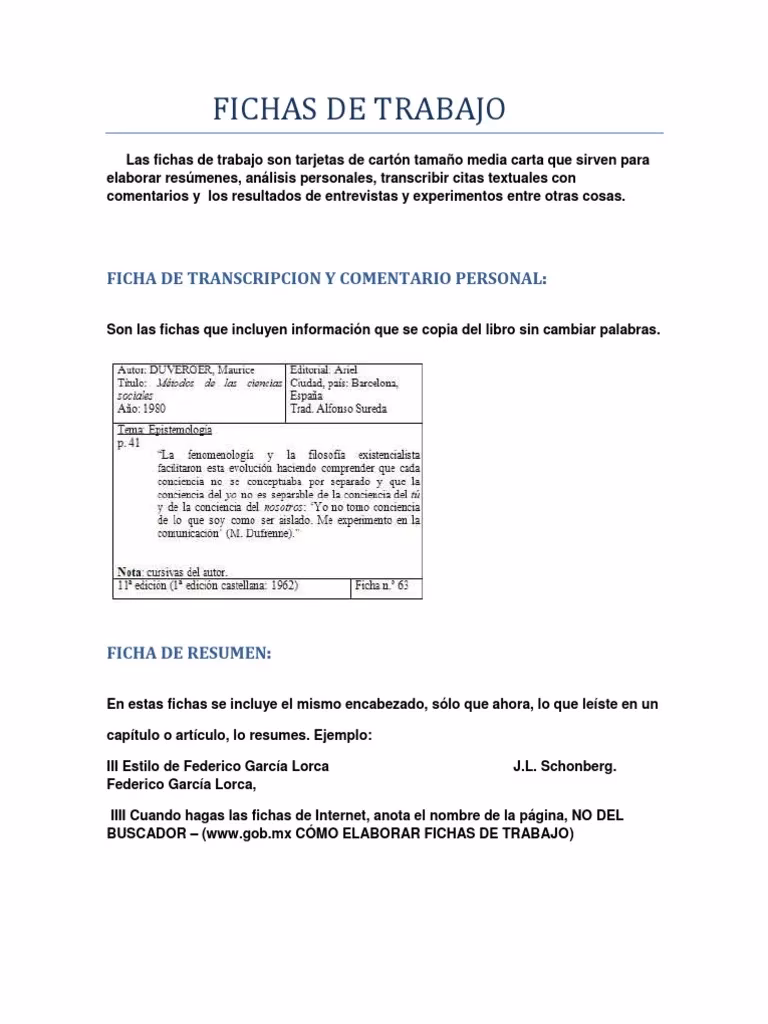 ¿Cómo hacer una ficha de un libro?