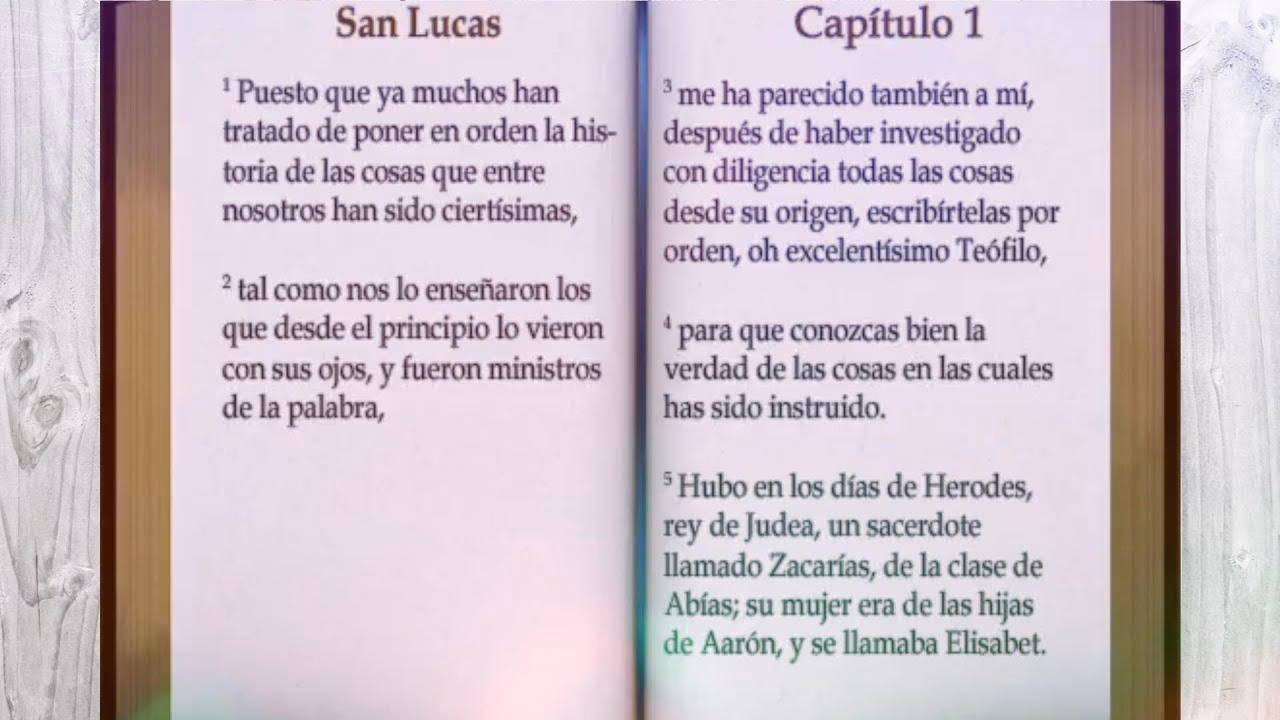 ¿Cuál es el contenido del libro de Lucas?