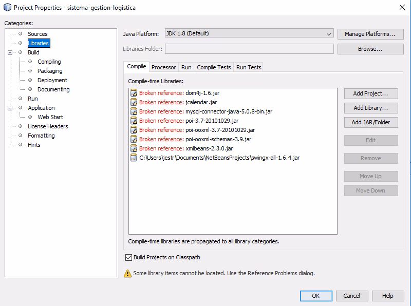 ¿Cómo saber la versión de una librería en NetBeans?