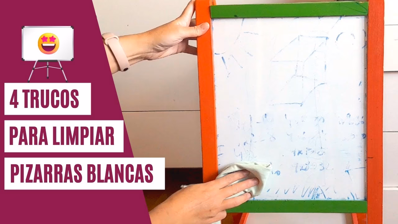 ¿Cómo limpiar una pizarra blanca de rotulador permanente?