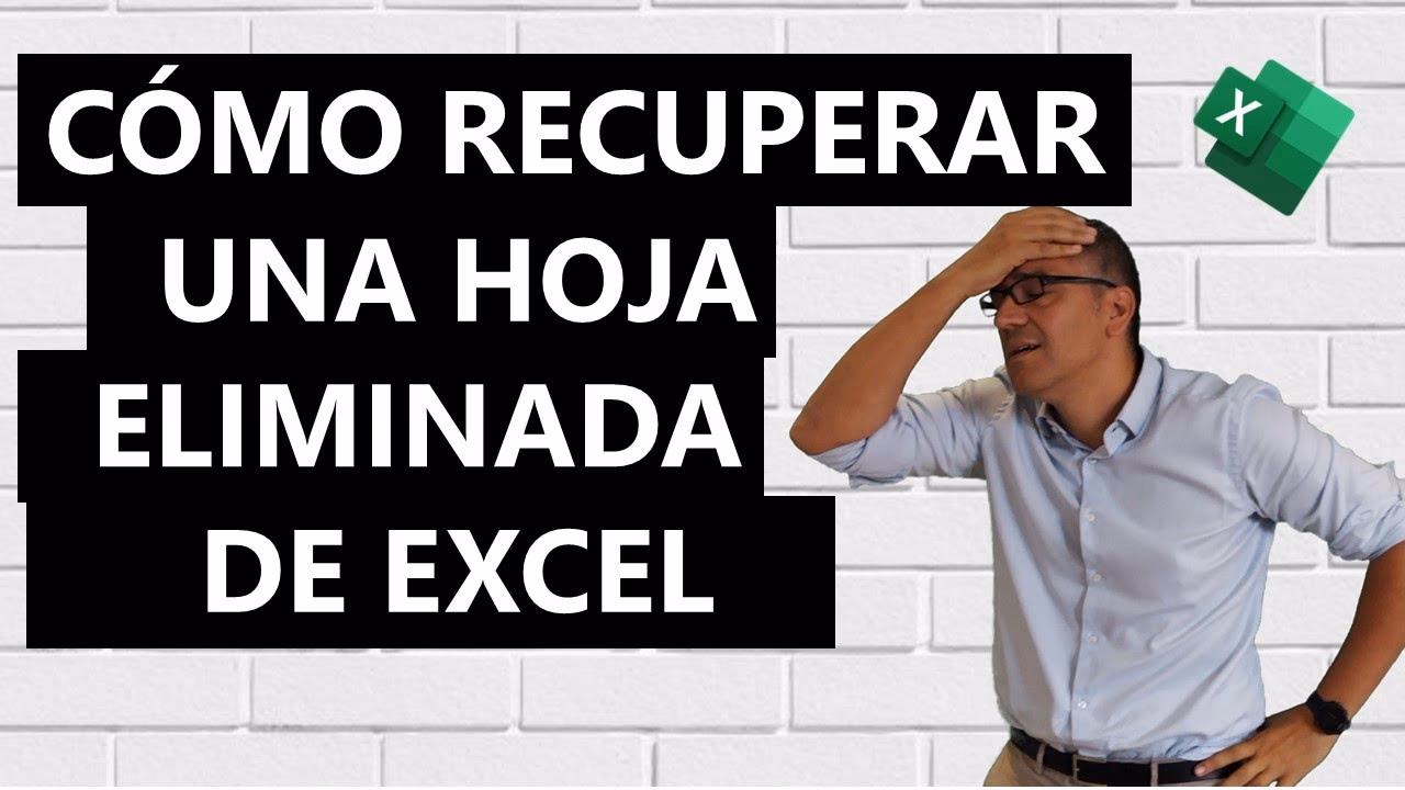 ¿Cómo recuperar un libro de Excel dañado o perdido?