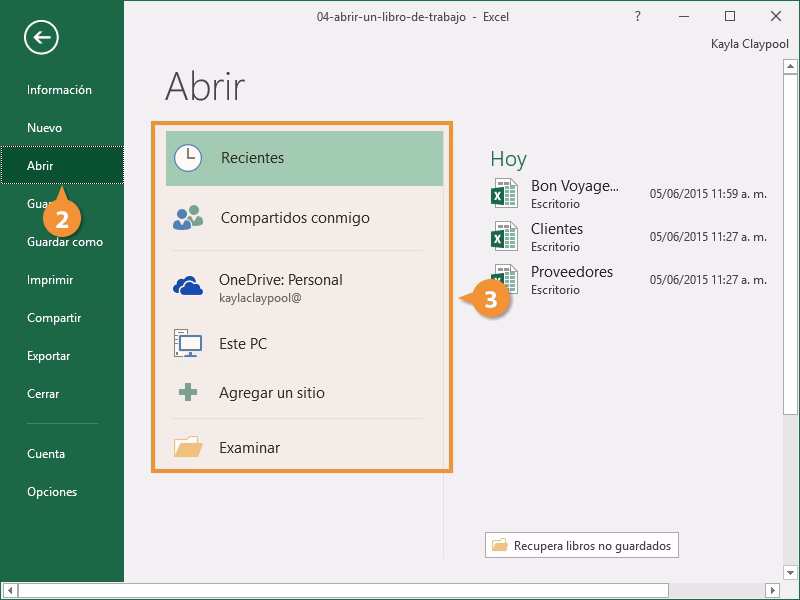 ¿Qué es abrir un libro existente en Excel?