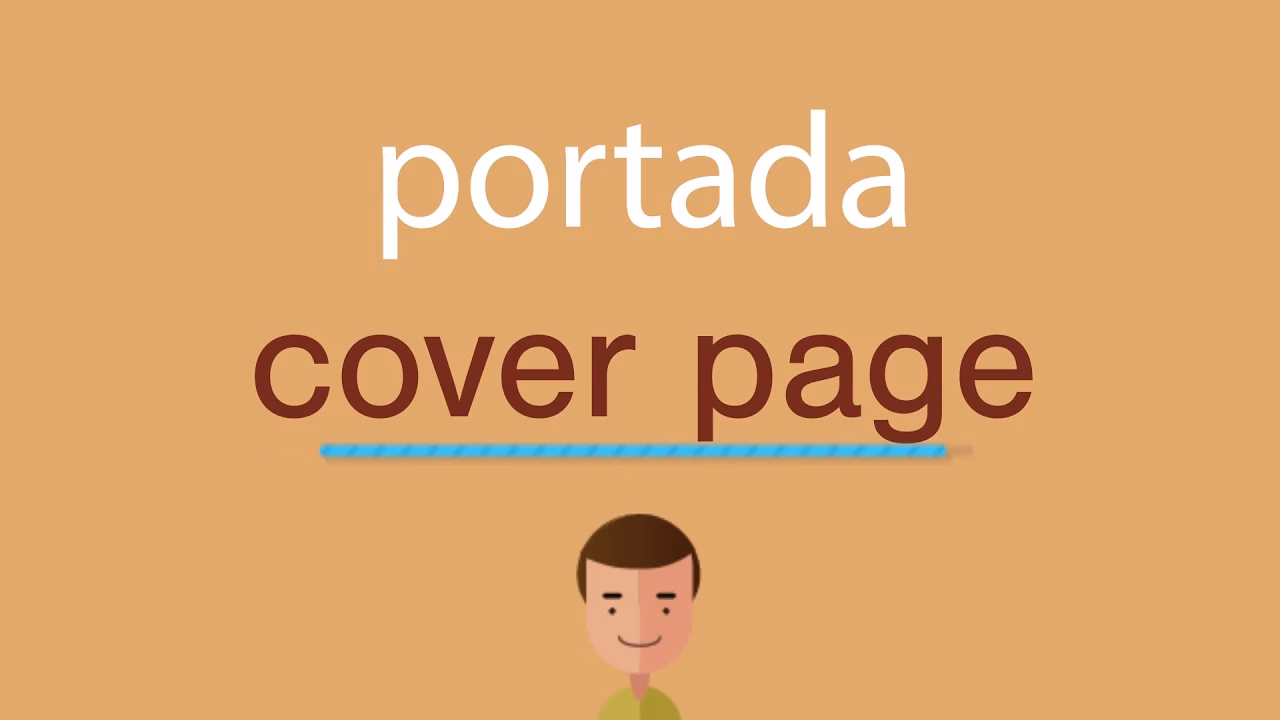 ¿Cómo se escribe una portada de un libro?