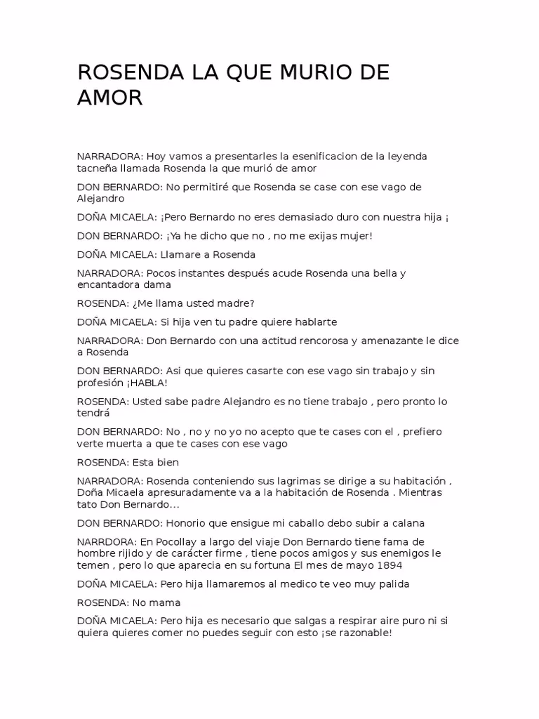 ¿Qué tipo de cuento es Rosenda?