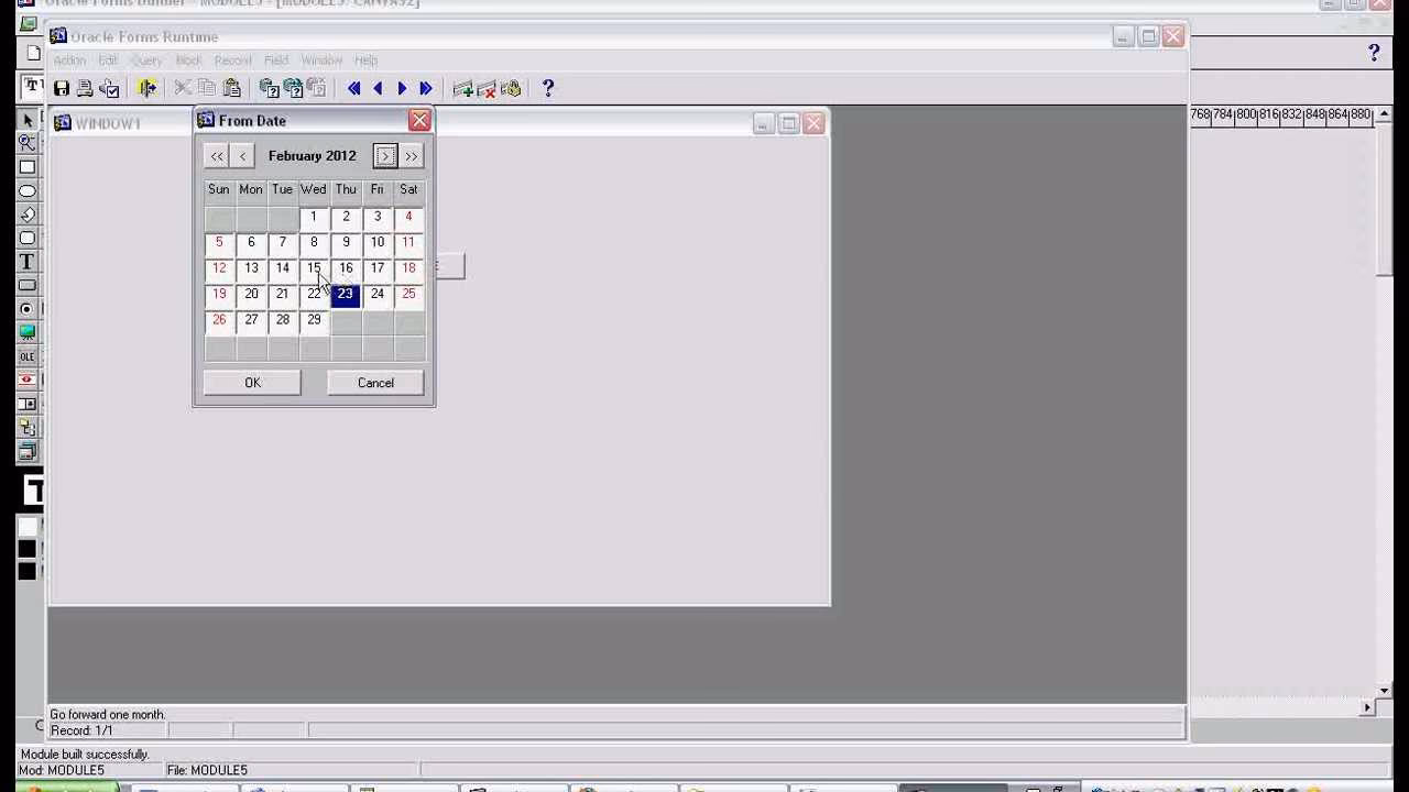 What is a form based calendar?