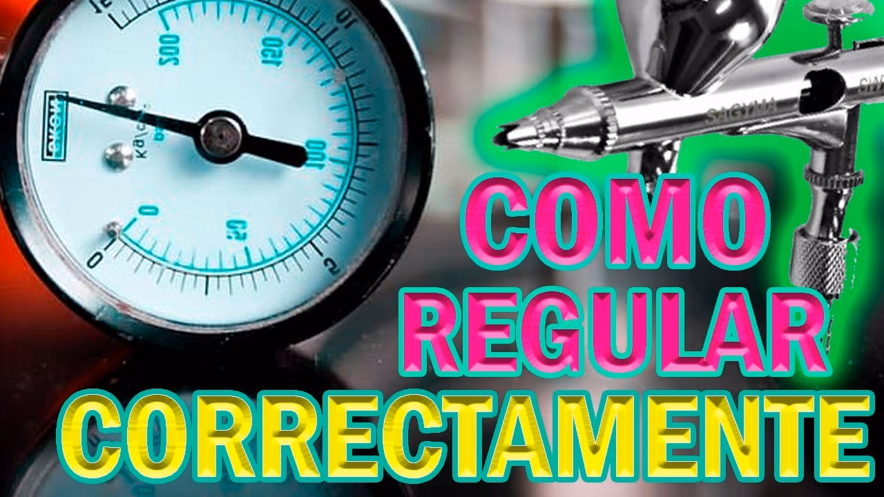 ¿Cómo ajustar el aerógrafo?