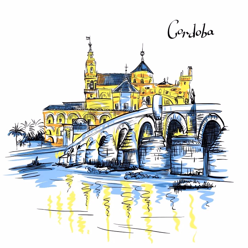 ¿Cuáles son los monumentos para dibujar en Córdoba?