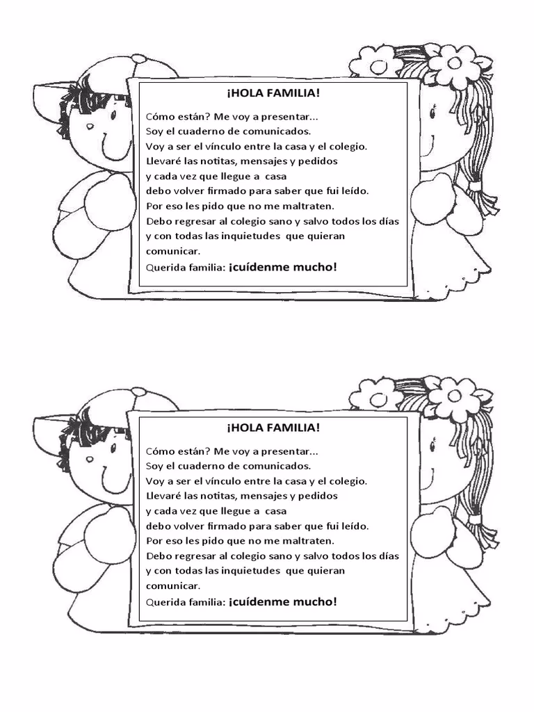 ¿Cuáles son las notas para cuaderno de comunicaciones?