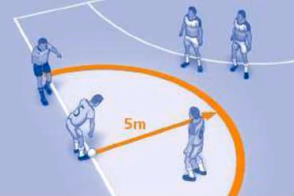 ¿Cómo se señala el tiro libre directo?