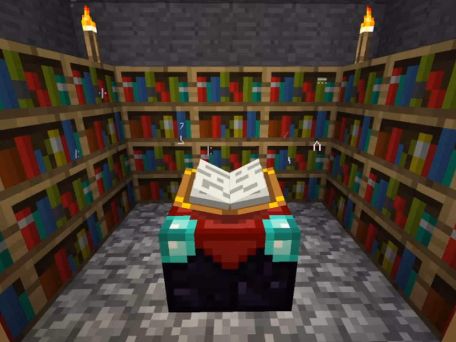 ¿Cuántas librerías se necesitan para la mesa de encantamientos?