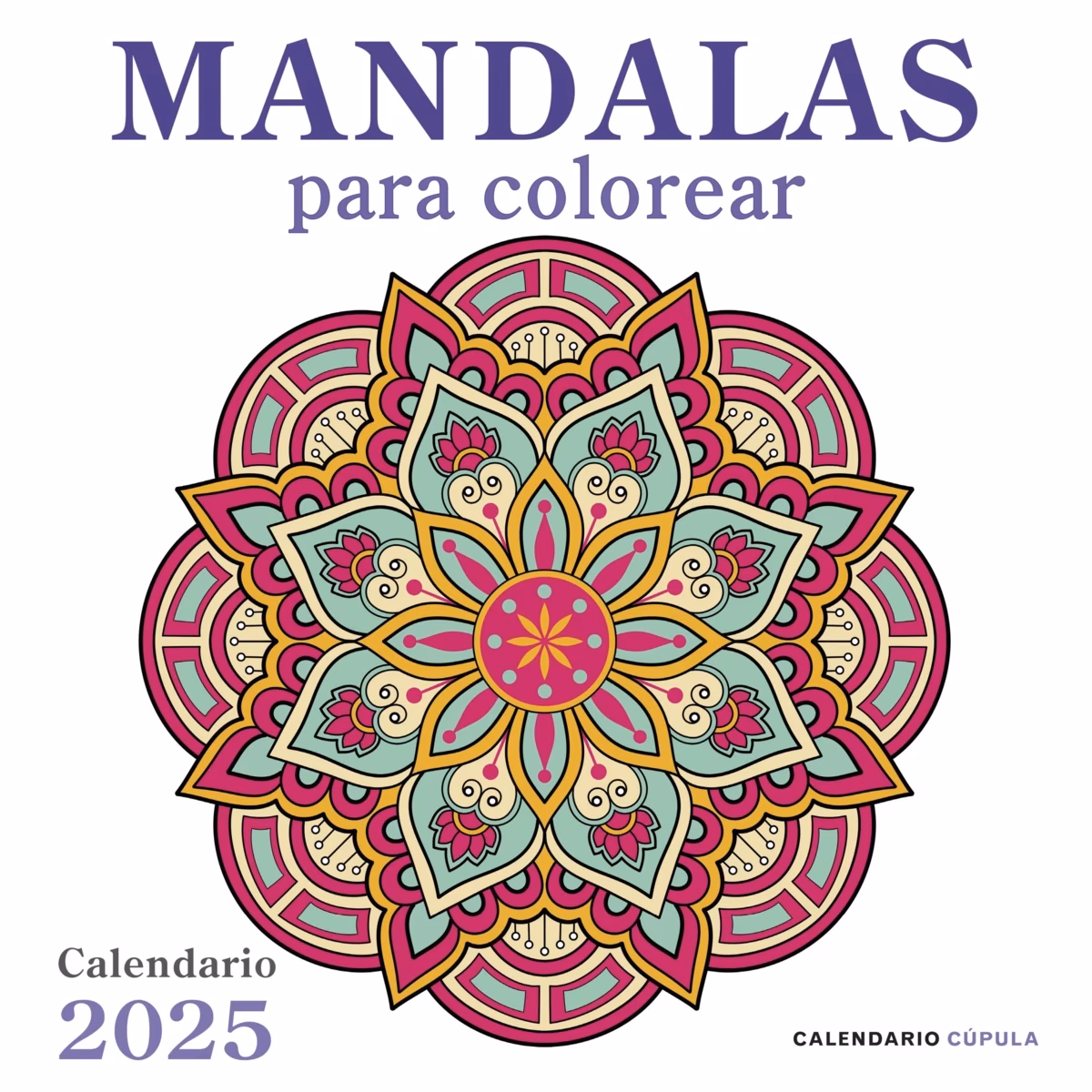 ¿Qué es un calendario con dibujos de mandalas?