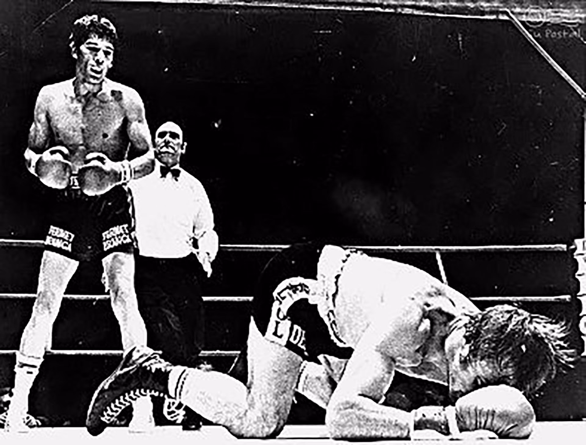 ¿Quién acompañó a Monzón en sus peleas?