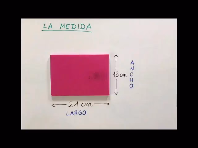 ¿Cómo se mide el largo de un libro?