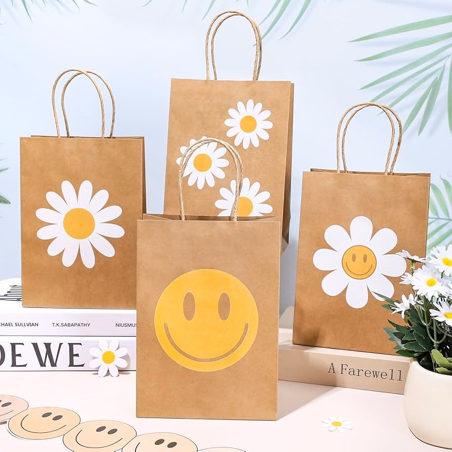 ¿Cómo puedo decorar las bolsas Kraft?