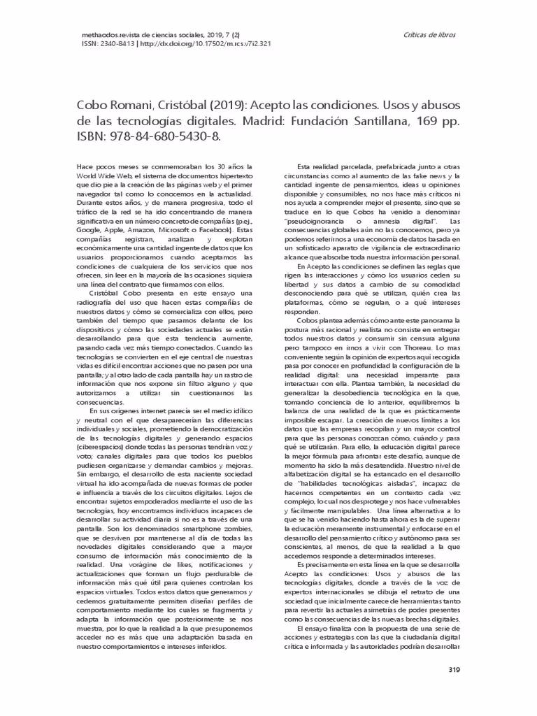 ¿Cuál es el título del libro más reciente de Cristóbal Cobo?