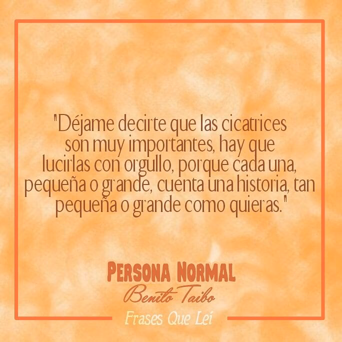 ¿Qué es lo normal?