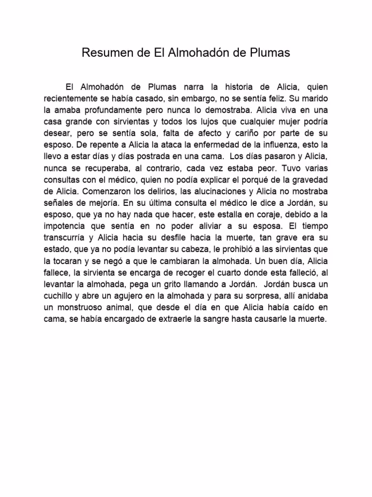 ¿Cuál es la función de Drácula en el almohadón de plumas?