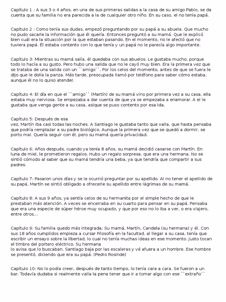 ¿Por qué Santiago debía escribir un ensayo sobre la libertad?