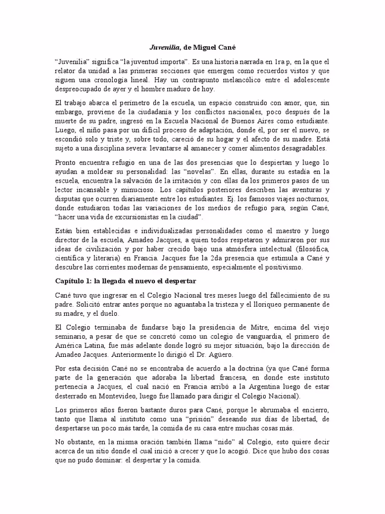 ¿Cómo está estructurado el libro “obras Juvenilia”?