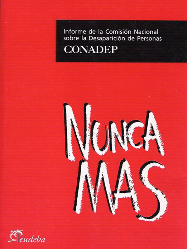 ¿Qué pasó con el libro nunca más?