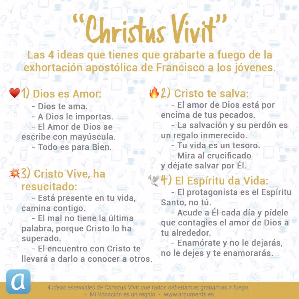 ¿Cuáles son las 10 frases claves para entender 'Christus vivit'?