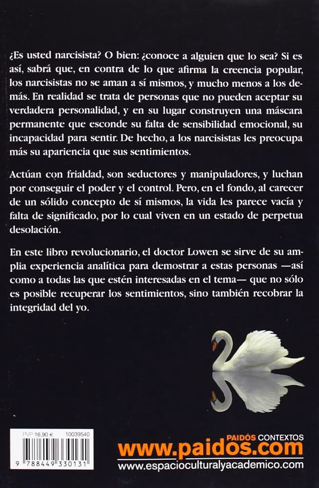 ¿Qué es el libro sobre el narcisismo?