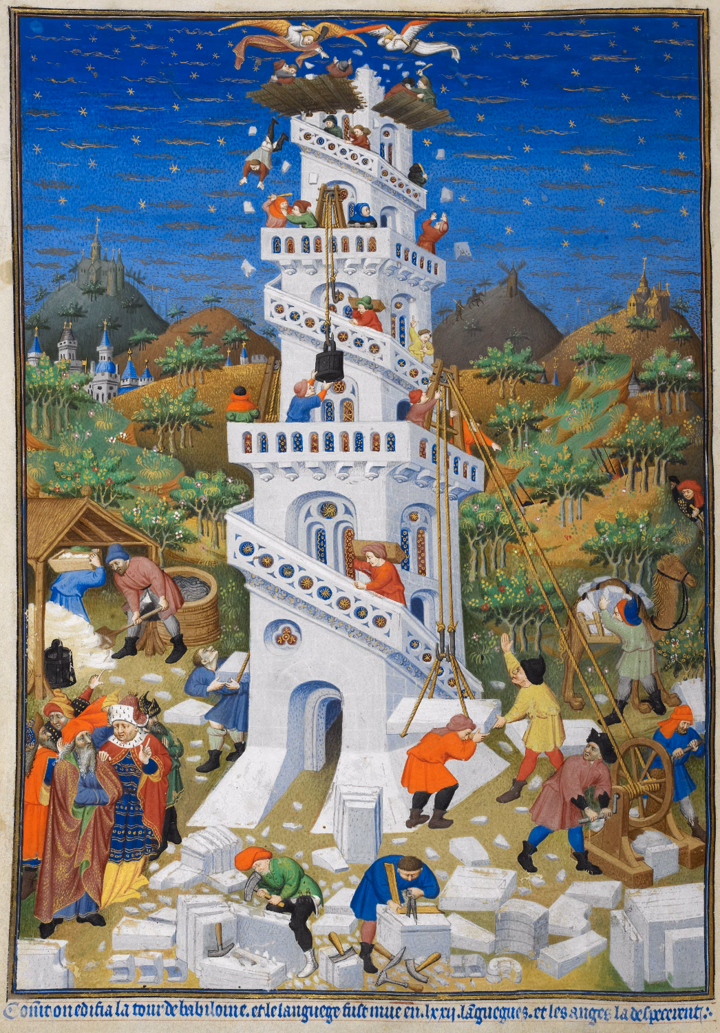 ¿Cuál es el mito sumerio de la torre de Babel?