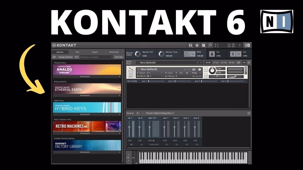 ¿Cómo descargar la última versión de Kontakt gratis?