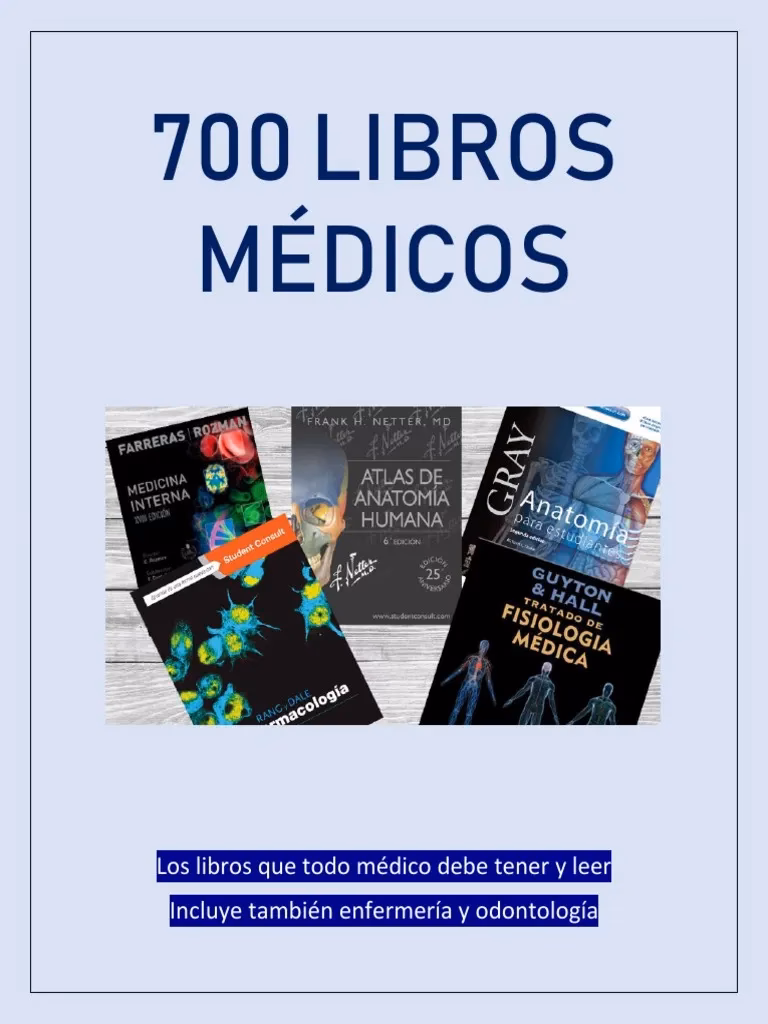 ¿Dónde puedo descargar libros de Medicina gratis?