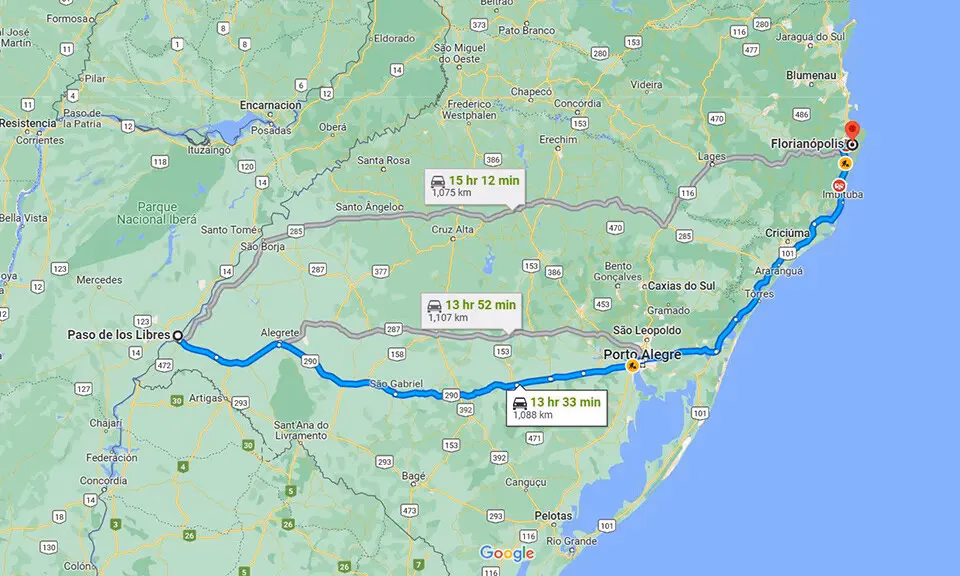 ¿Cómo puedo llegar en autobús a Florianópolis?