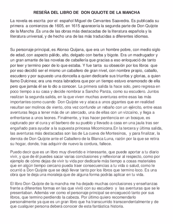 ¿Por qué son necesarias las reseñas modernas de Don Quijote de la Mancha?