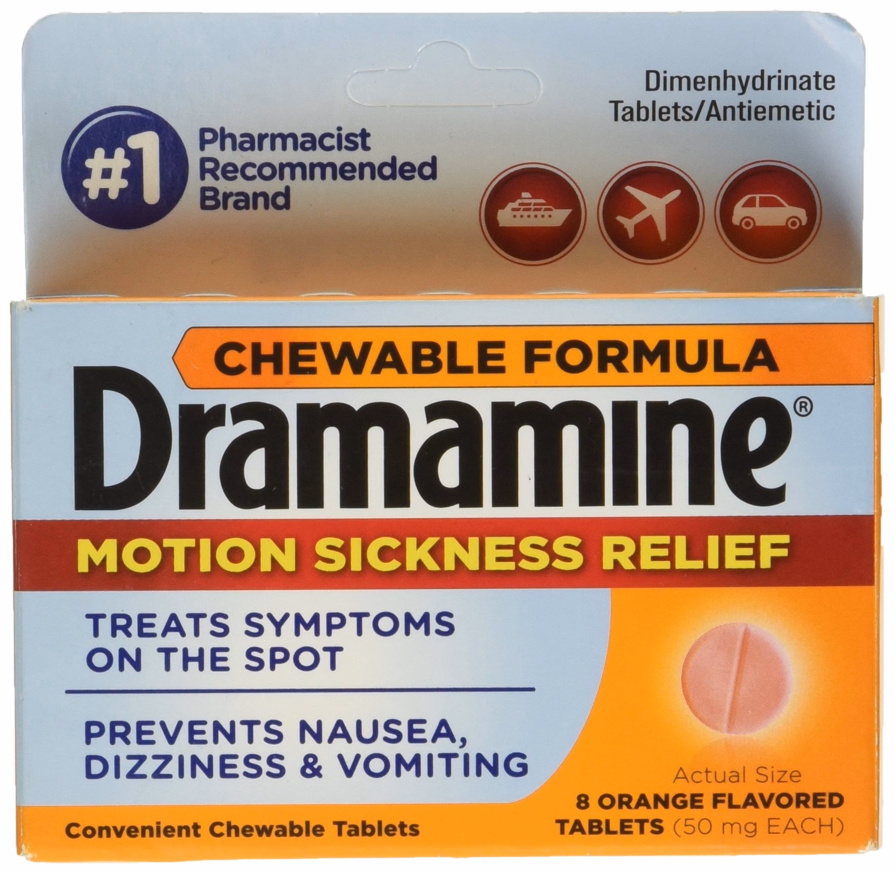 ¿Cuánto tiempo antes de viajar puedo tomar Dramamine?