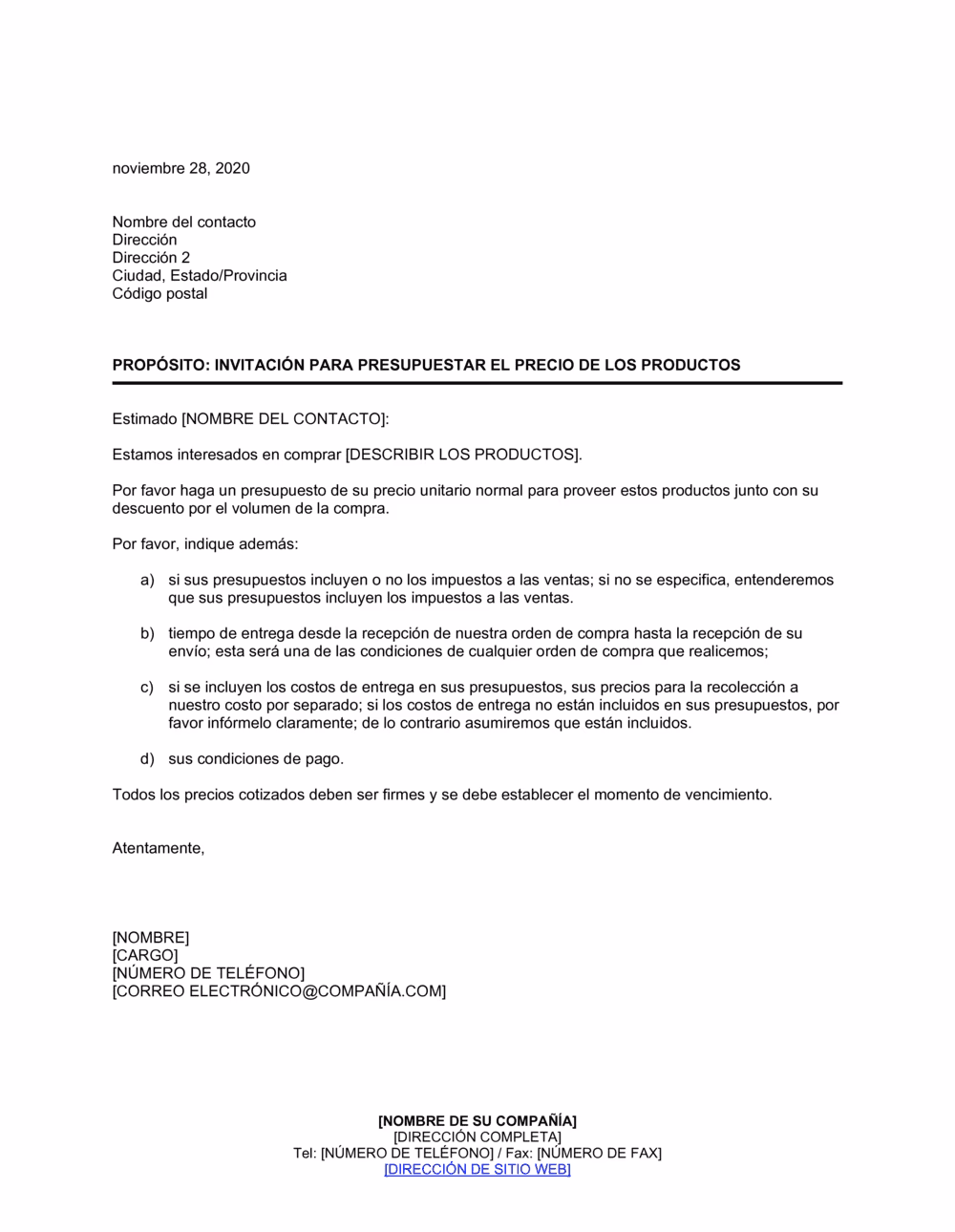 ¿Cómo descargar un presupuesto en PDF?