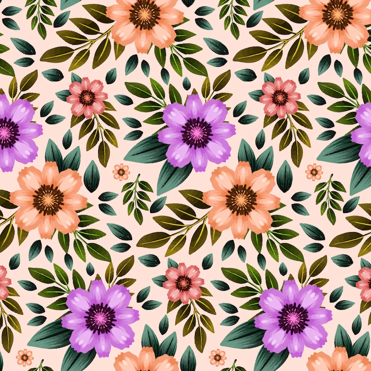 ¿Qué son las flores para estampar?