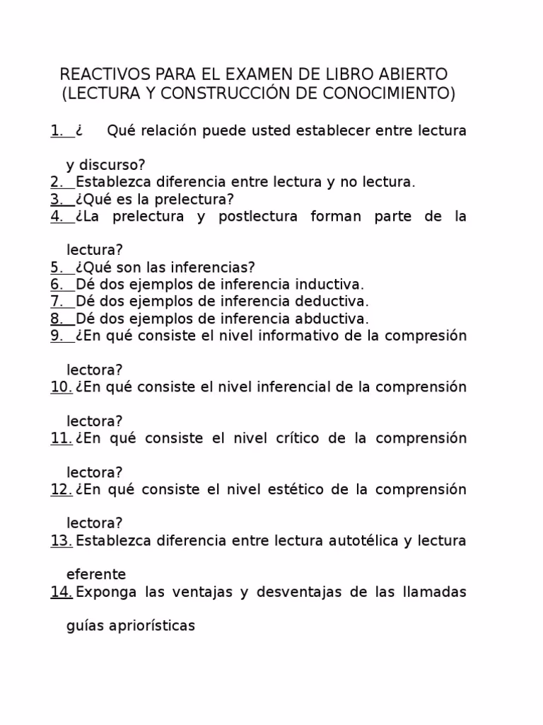 ¿Cómo hacer una prueba a libro abierto?