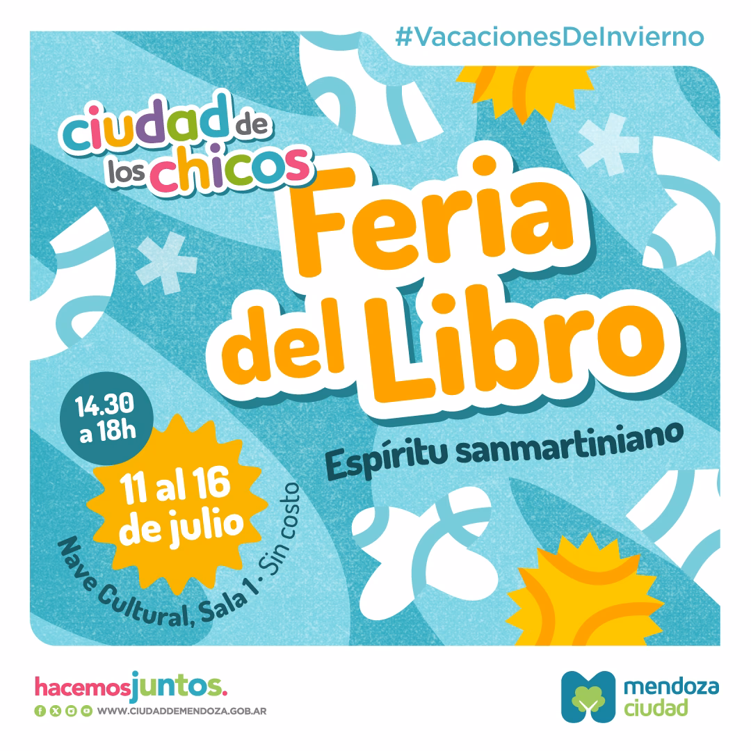 ¿Cuándo es la Feria del libro en Mendoza?