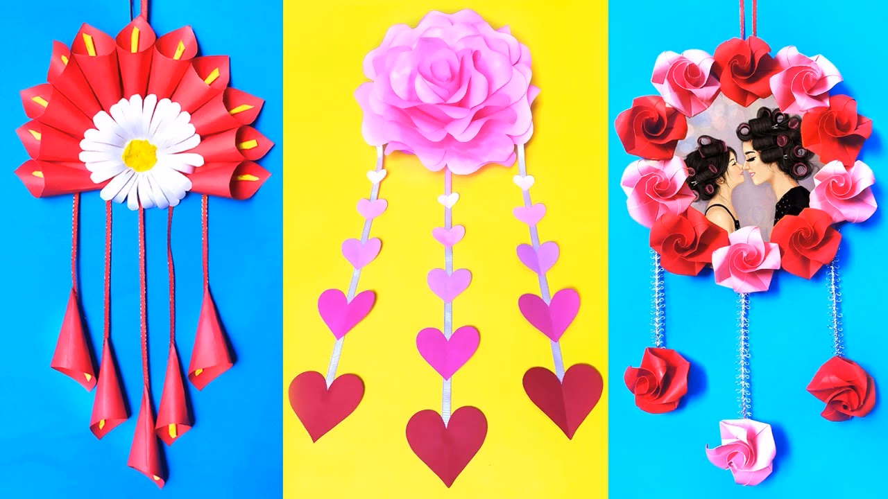 ¿Cómo hacer cortes de adornos colgantes de papel?