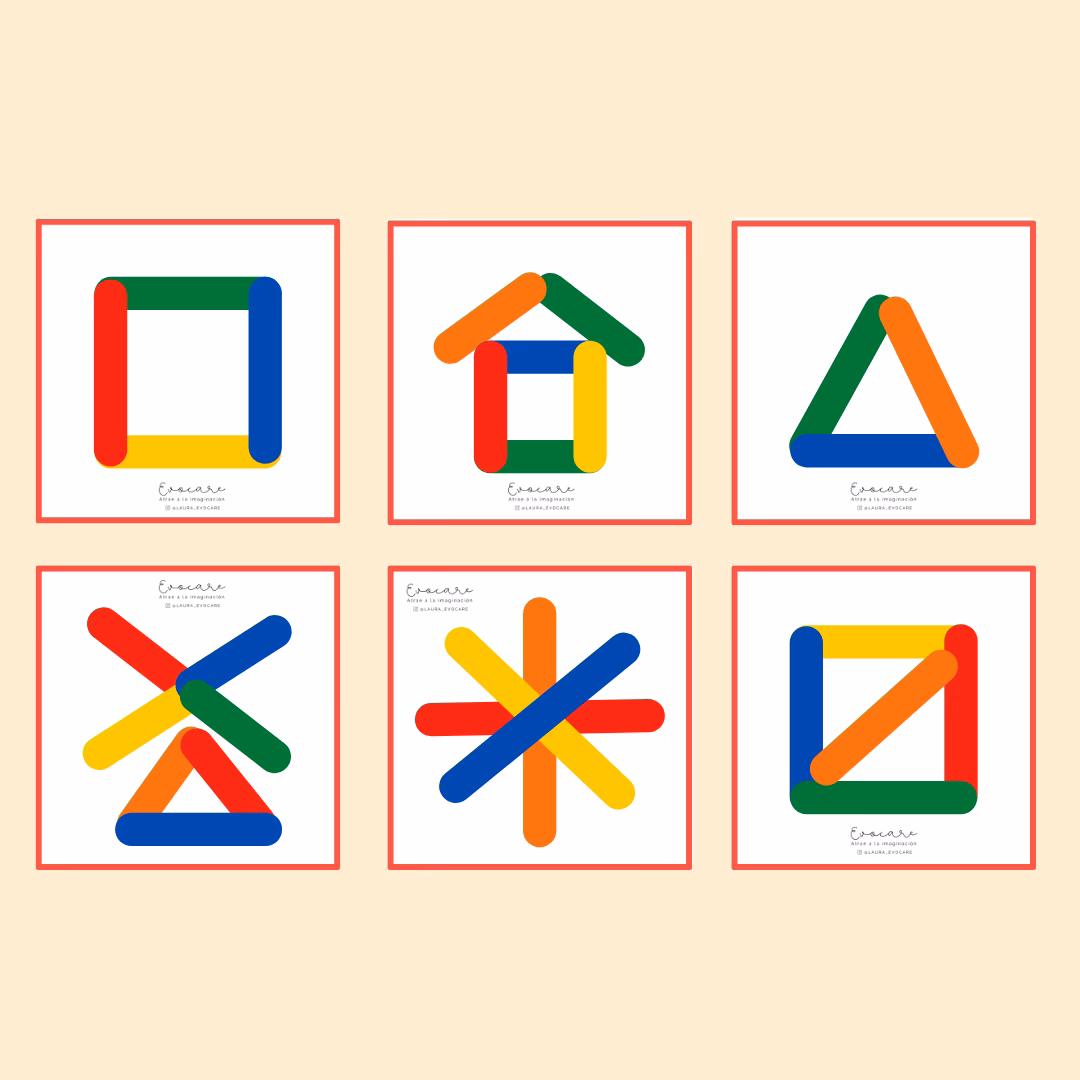 ¿Cómo aprender geometría con palitos de helado?