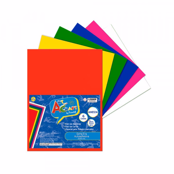 ¿Cuáles son las figuras goma EVA adhesiva 3D?