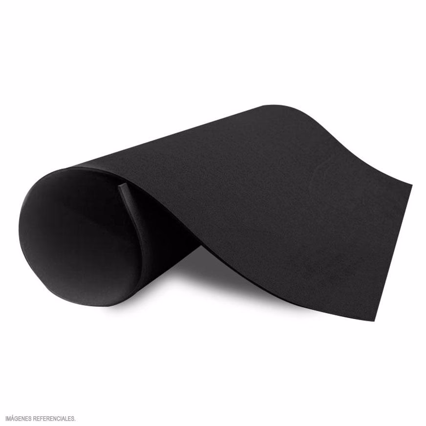 ¿Cómo se usa la goma EVA negra?