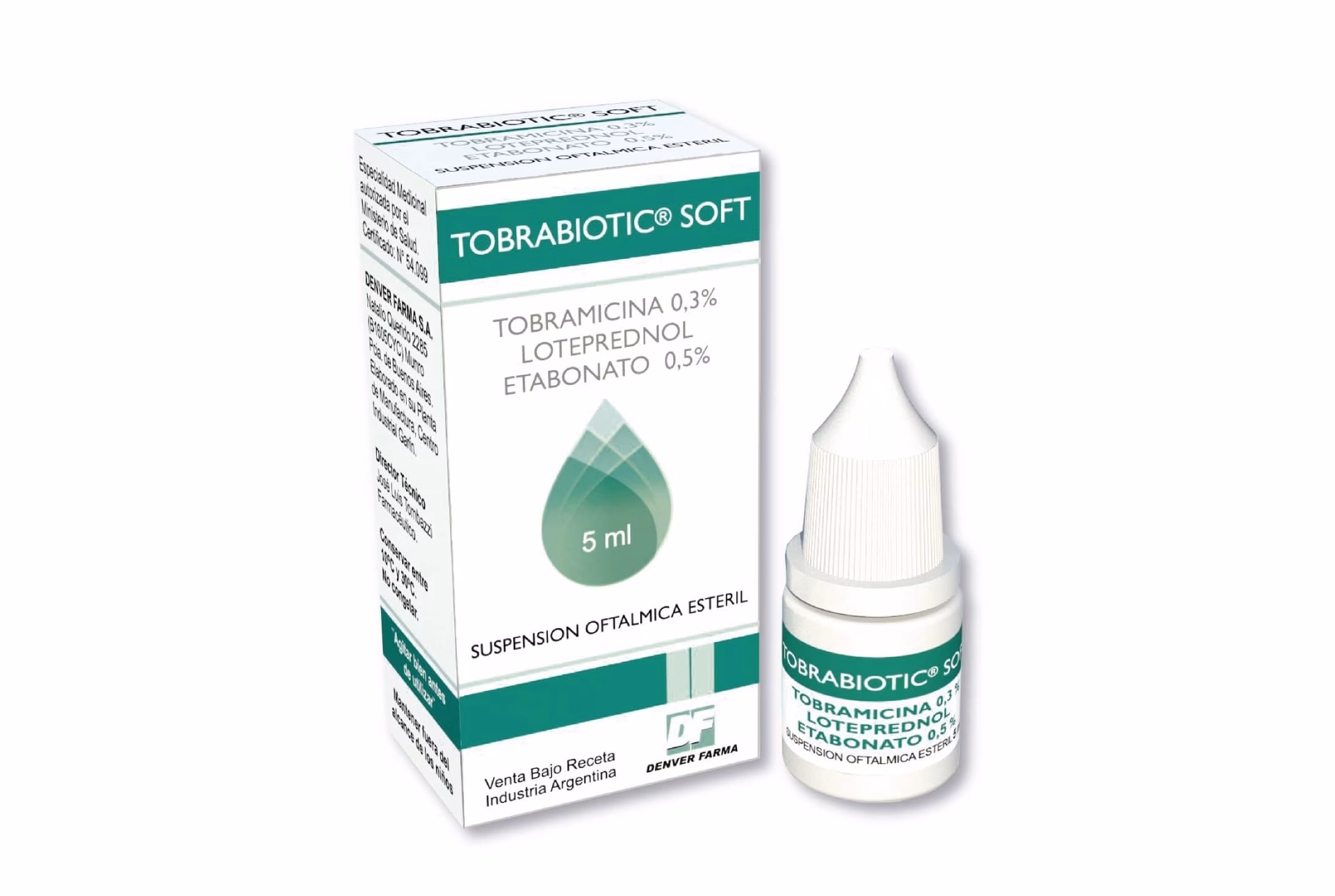 ¿Cuántas gotas de ciprofloxacino debo tomar para la conjuntivitis?