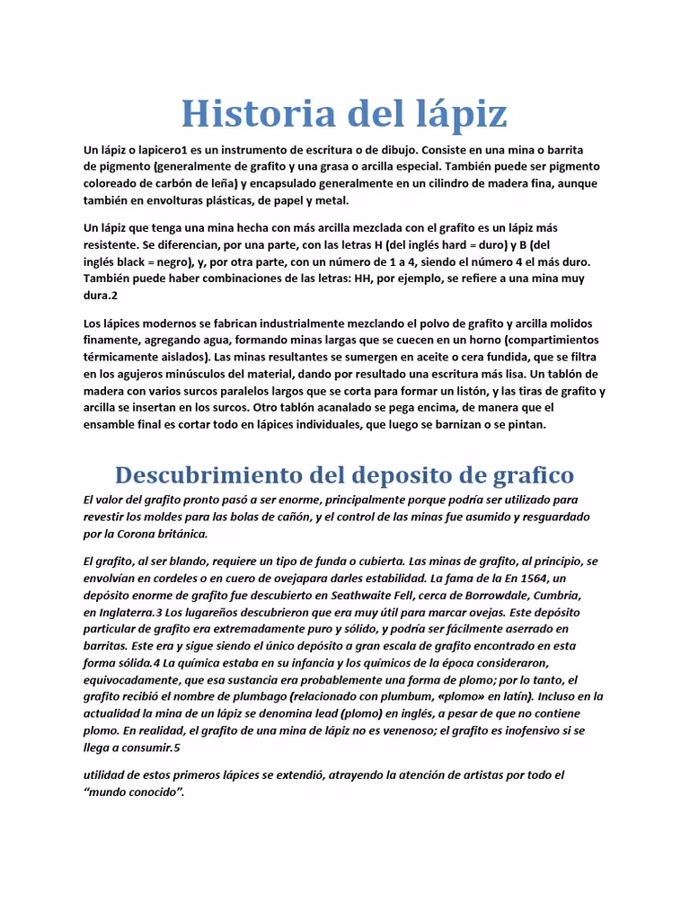 ¿Cuál es el lápiz más viejo del mundo?