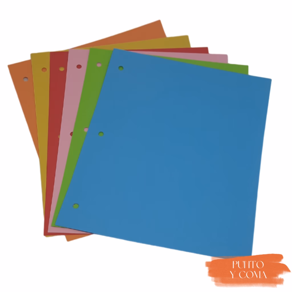 ¿Cuáles son los colores de los repuestos de hojas Canson?