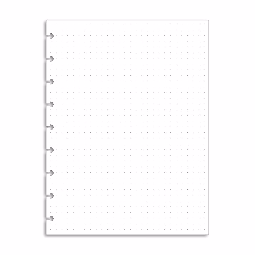 ¿Cuáles son los diferentes tipos de hojas de puntos para imprimir?