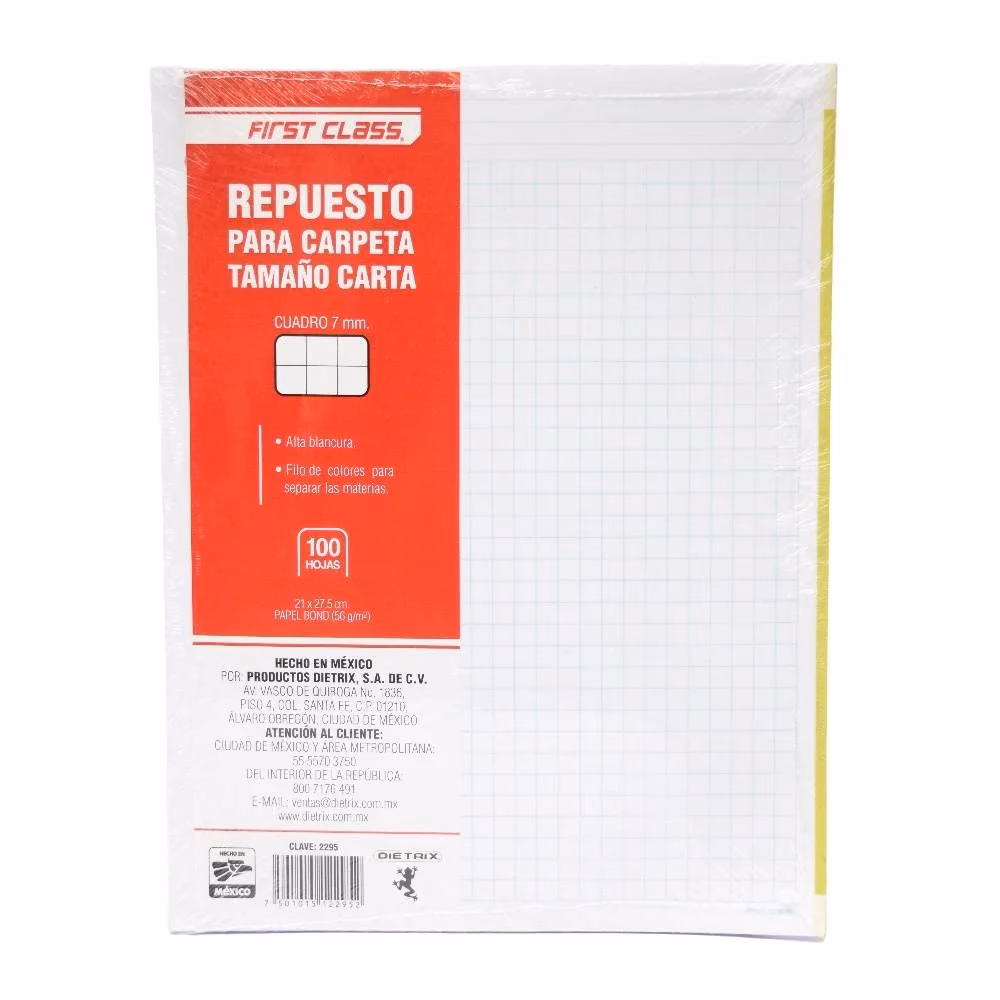 ¿Qué es una carpeta con hojas de recambio?