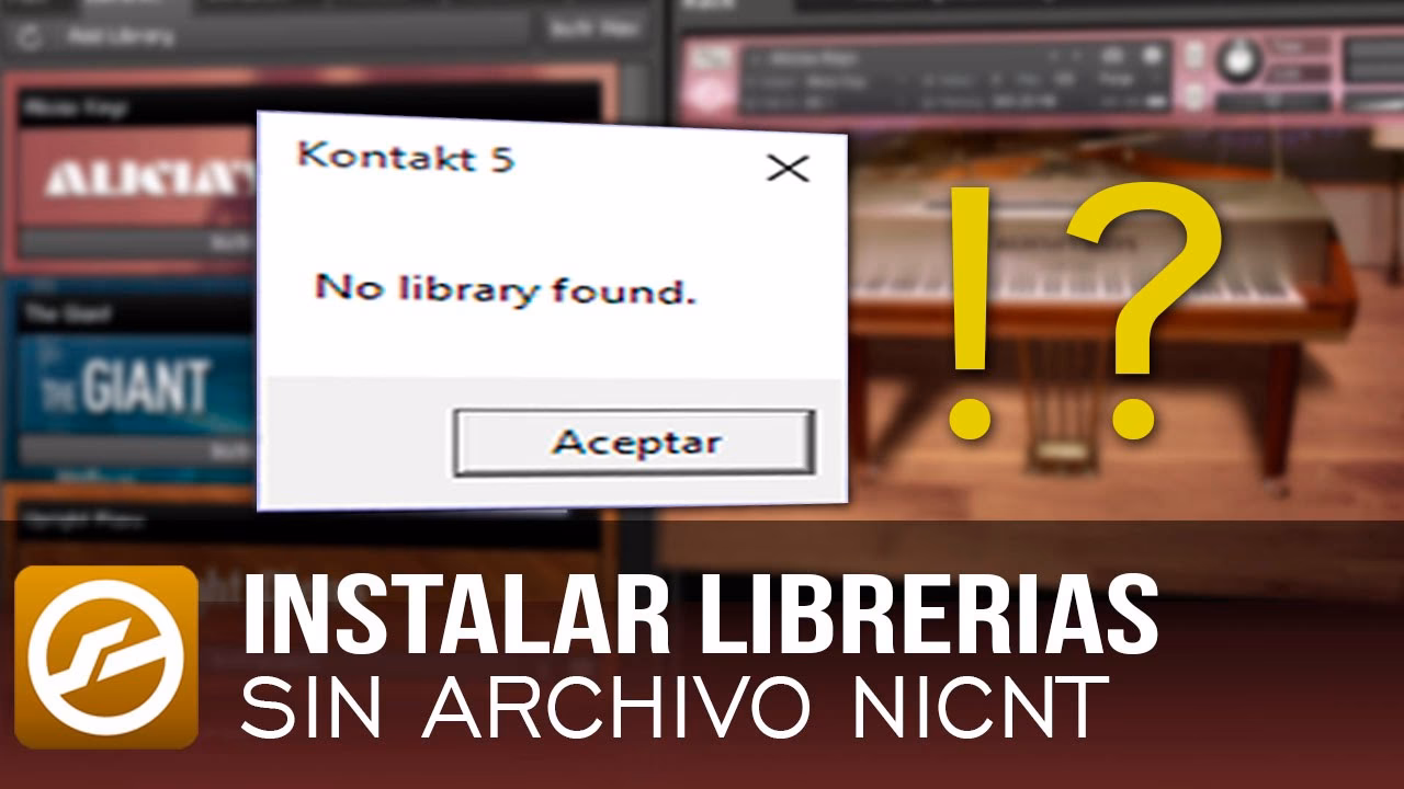 ¿Cómo saber dónde está instalada la librería Kontakt?