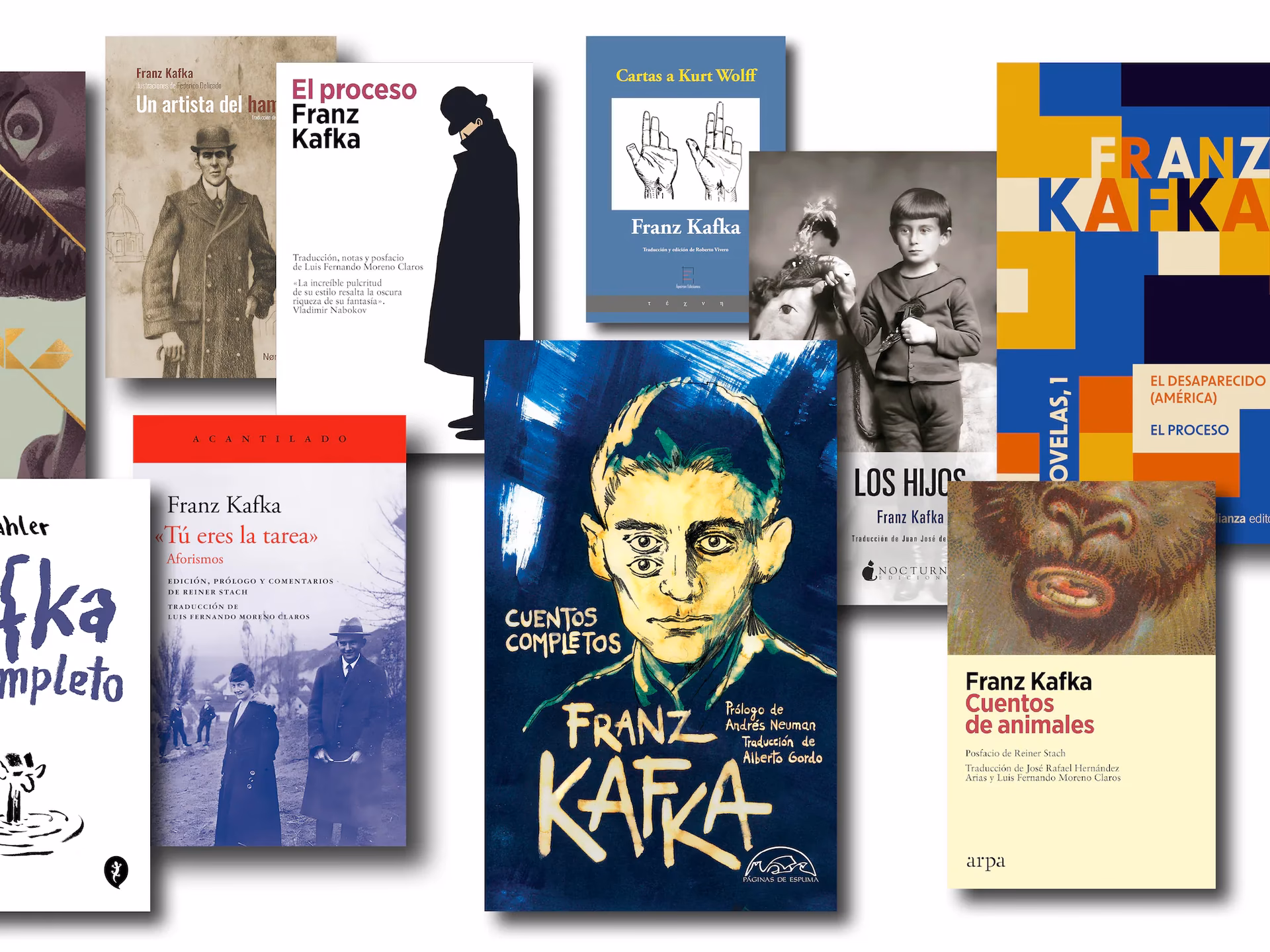 ¿Cuáles son los libros populares de Kafka?