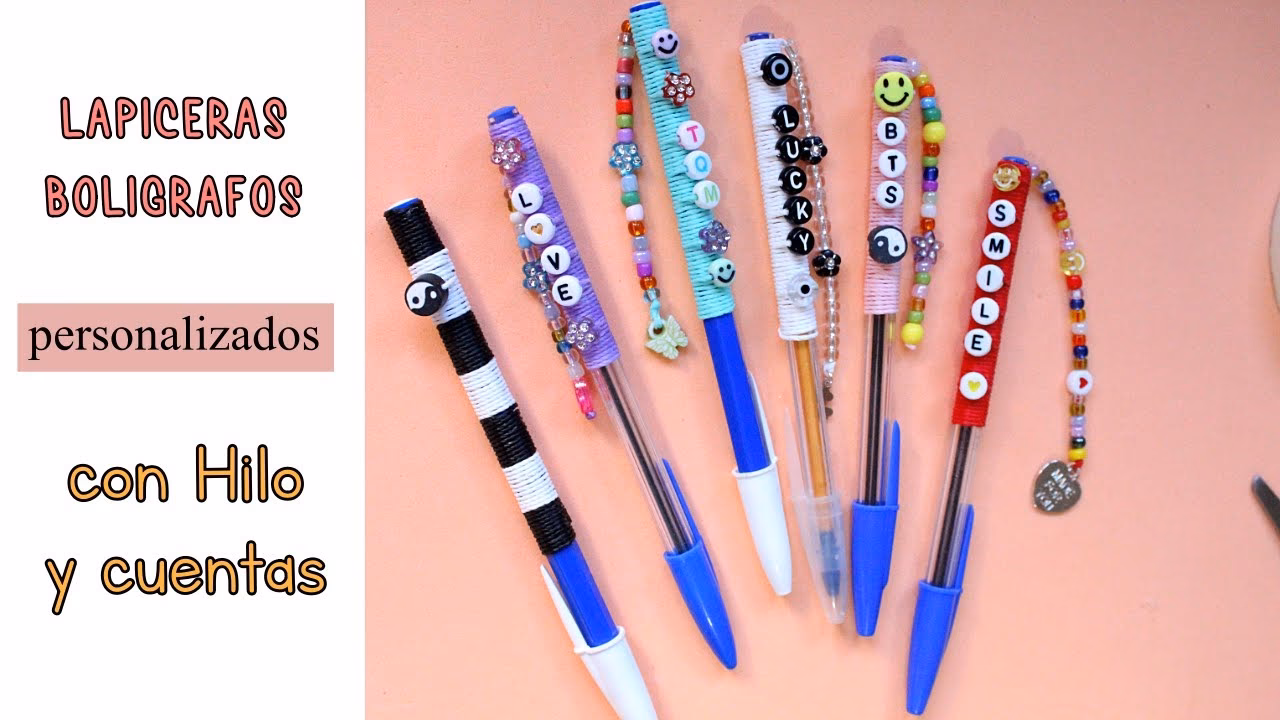 ¿Cómo hacer un lapicero personalizado?